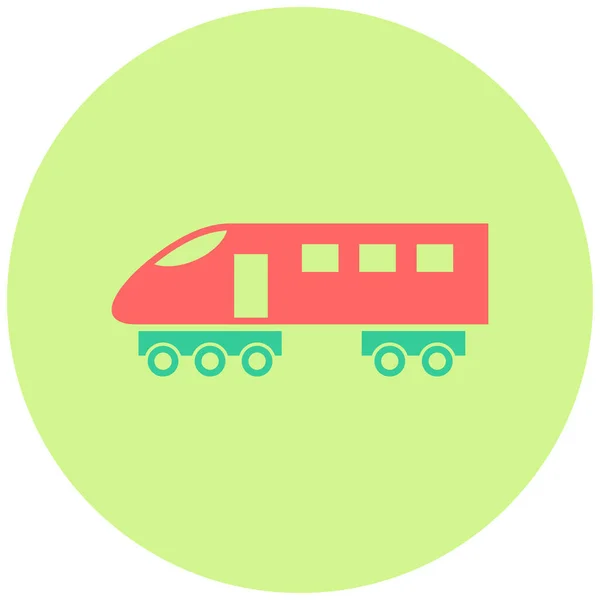 Train Web Icon Simple Illustration — Stock Vector