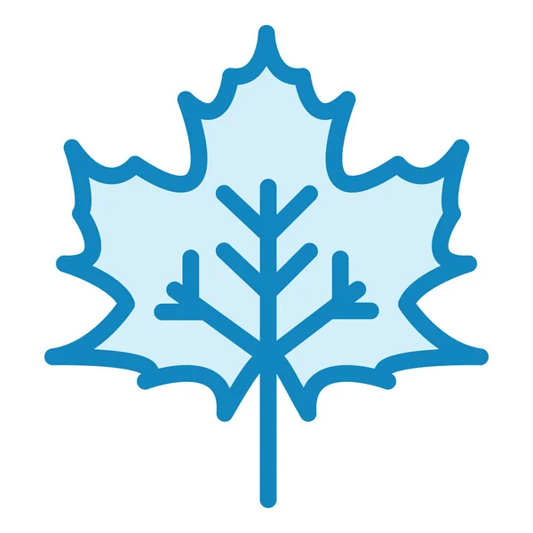 Maple Leaf Σύγχρονη Εικόνα Διάνυσμα Εικονογράφηση — Διανυσματικό Αρχείο