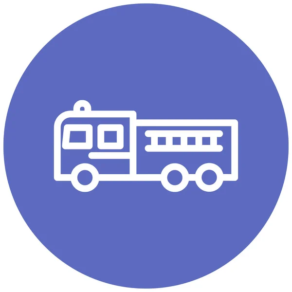 Truck Web Icon Simple Design — Stock Vector