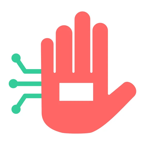 Hand Stop Web Icon — Stock vektor