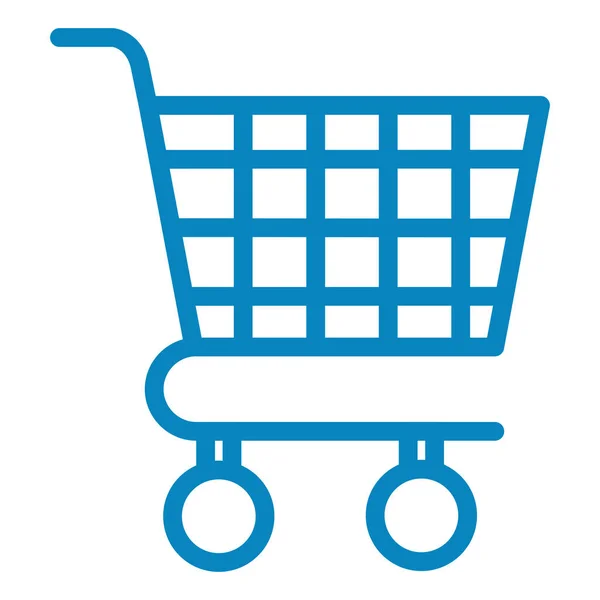 Shopping Cart Icon Simple Illustration Shop Store Vector Icons Web — Stock Vector