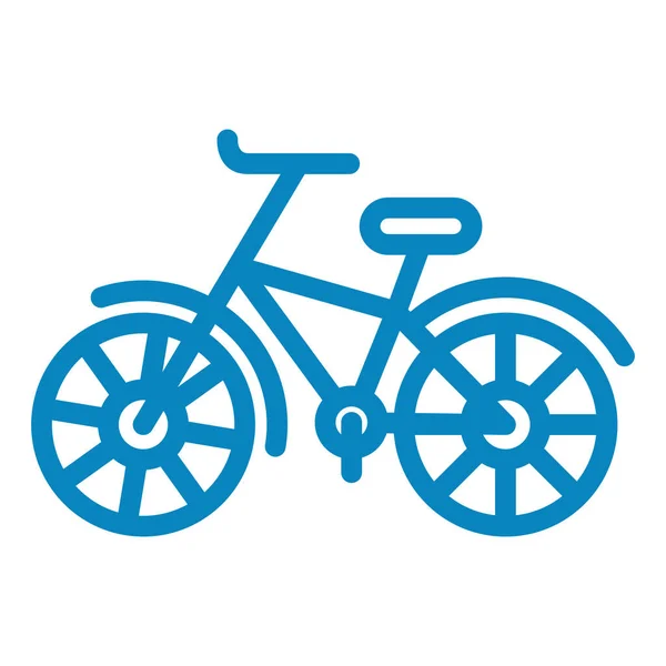 Vélo Icône Web Illustration Simple — Image vectorielle