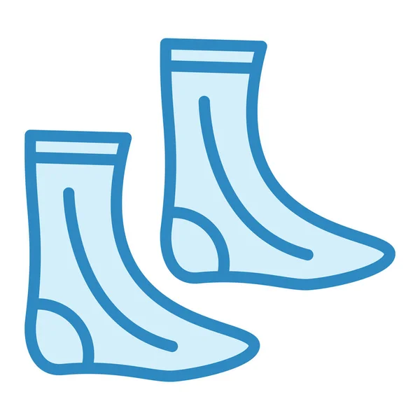 Socks Modern Icon Vector Illustration — Stock Vector