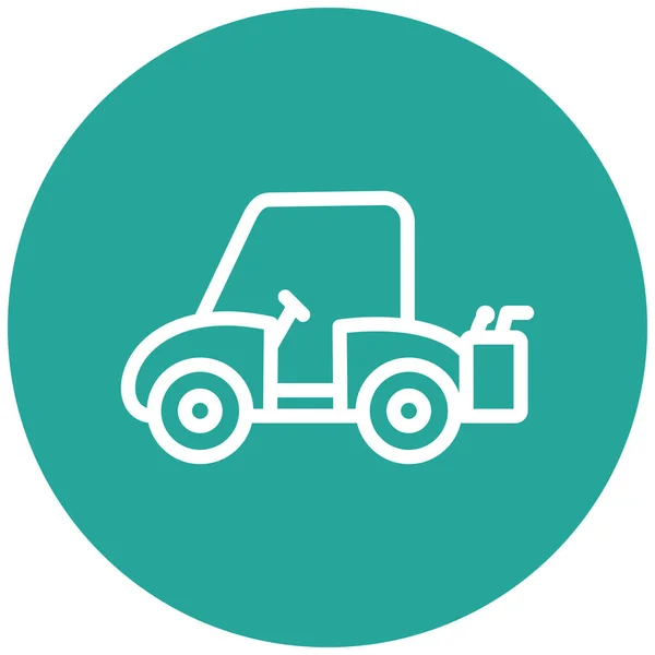 Illustration Icon Personal Commercial Use Truck — Stockový vektor