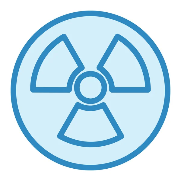 Radyasyon Ikonu Vektör Illüstrasyonu — Stok Vektör