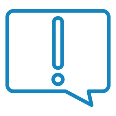 Sohbet mesajı vektör illüstrasyonu