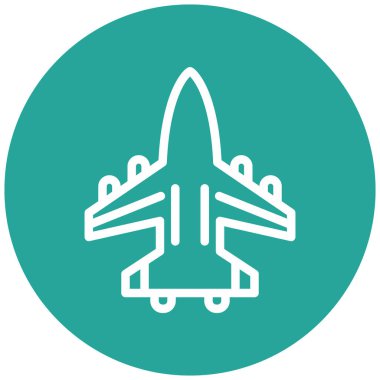 Uçak. Web simgesi basit illüstrasyon