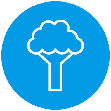 ağaç modern simge vektör illüstrasyonu