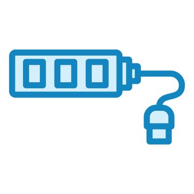 Usb Merkezleri. Web simgesi basit illüstrasyon 