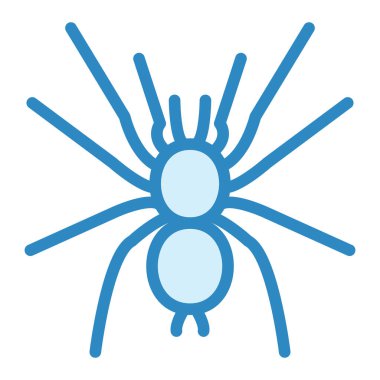 Örümcek modern ikon vektör illüstrasyonu