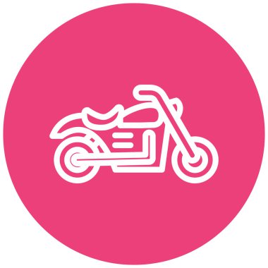 motosiklet vektör simgesi modern illüstrasyon