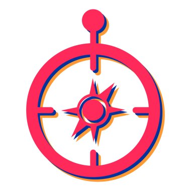 Pusula simgesi vektör resimlemesi