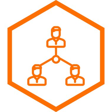 iş insanları simgesi vektör illüstrasyonu