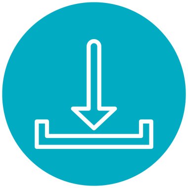 İndir. Web simgesi basit illüstrasyon