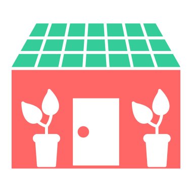 bitki simgesi vektör illüstrasyonu