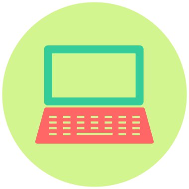 Bilgisayar. Web simgesi basit illüstrasyon 