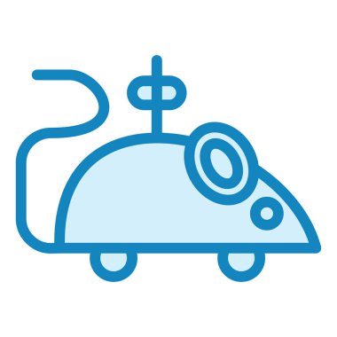 Oyuncak Fare modern ikon vektör çizimi