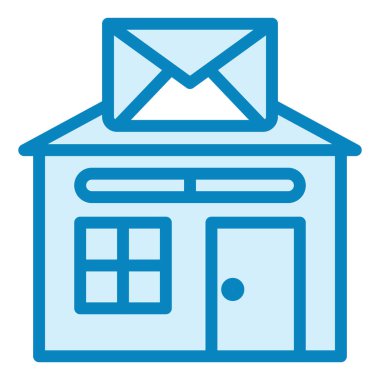 Postane. Web simgesi basit tasarım 