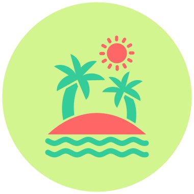 Kumsal. Web simgesi basit illüstrasyon