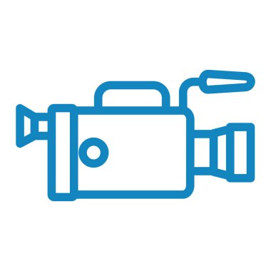 Kamera. Web simgesi basit illüstrasyon