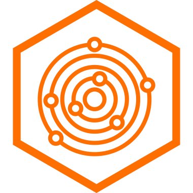 Dairesel bir çerçevenin vektör illüstrasyonu