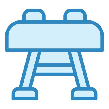 Kulplu beygir. Web simgesi basit illüstrasyon 