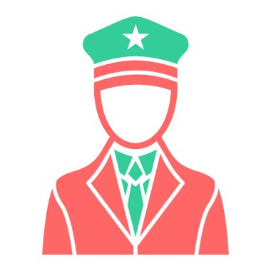 Bir polis memurunun vektör çizimi