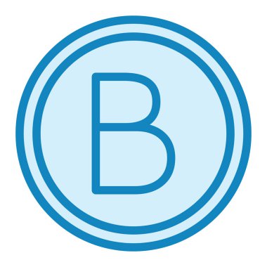 vektör illüstrasyon Bitcoin simgesi