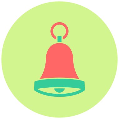 Zil. Web simgesi basit illüstrasyon