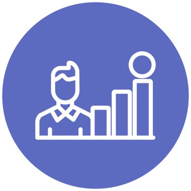 Kişisel ve ticari kullanım için iş yönetimi simgesi...