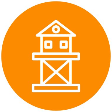 Ev. Web simgesi basit illüstrasyon