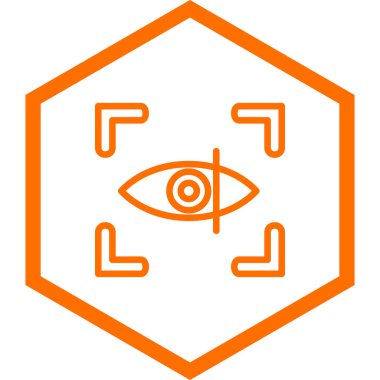 Basit bir simgenin vektör illüstrasyonu