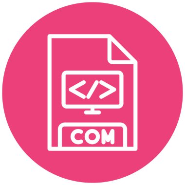 dosya biçimi simgesi, vektör illüstrasyonu