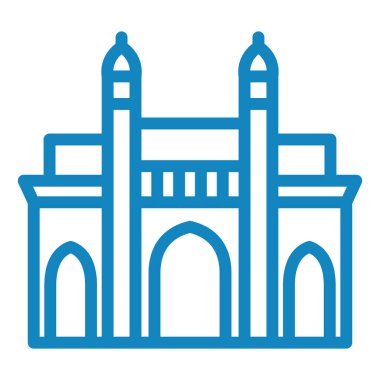 Bina. Web simgesi basit illüstrasyon