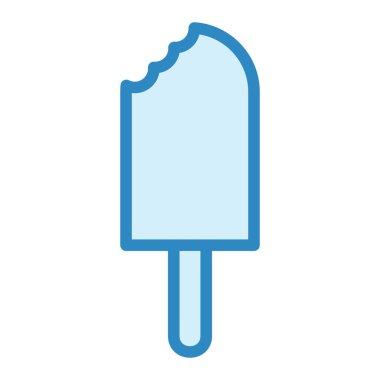 Icecream. Web simgesi basit illüstrasyon 