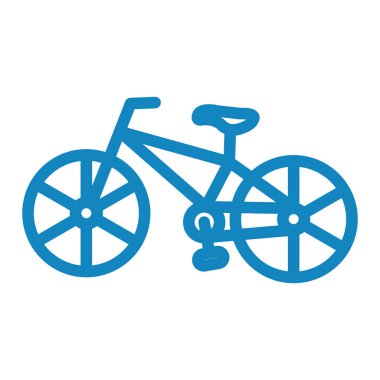 bisiklet ikonu vektör illüstrasyonu