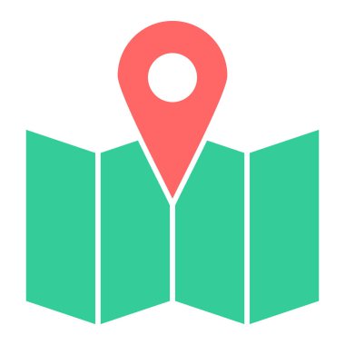 Harita iğnesi. Web simgesi
