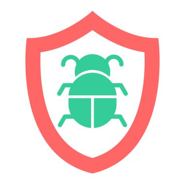 kalkan ikon vektör illüstrasyonu