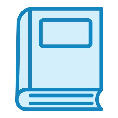 Kitap. Web simgesi basit illüstrasyon