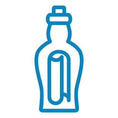 Şişe. Web simgesi basit tasarım