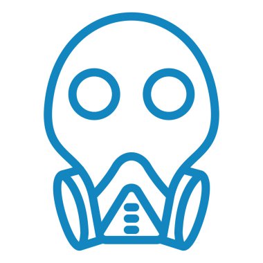 Maske. Web simgesi basit illüstrasyon