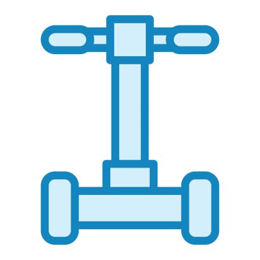 Segway simgesinin vektör illüstrasyonu