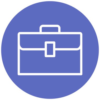 Çanta. Web simgesi basit illüstrasyon