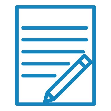 Belge. Web simgesi basit illüstrasyon