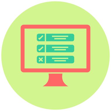 İnternet sitesi. Web simgesi vektör illüstrasyonu