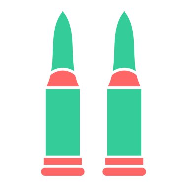 Kurşun ikonu. Ağ için kurşun vektör simgelerinin düz çizimi