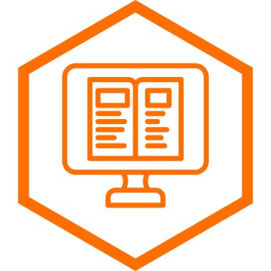 kitap simgesi vektör illüstrasyonu