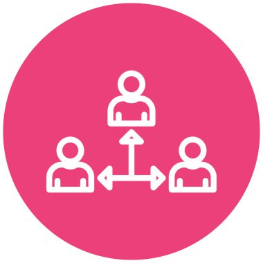 İnsan simgesinin vektör illüstrasyonu