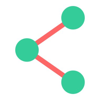Paylaş. Web simgesi basit tasarım