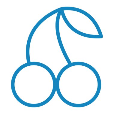 Yiyecek ve içecek ikonunun vektör illüstrasyonu